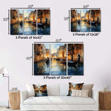 Italy Venetian Reflections I - Landscapes Canvas Wall Art