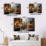 Italy Venetian Reflections II - Landscapes Canvas Wall Art