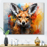 Kangaroo Bound Collage - Kangaroo Living Room Wall Art