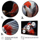 Coral Kois Fish Enigmatic Patterns - Koi's Fish Living Room Wall Art
