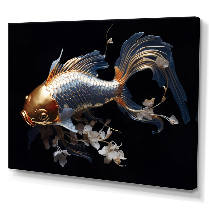 Gold Kois Fish Mysterious Shadows - Koi&