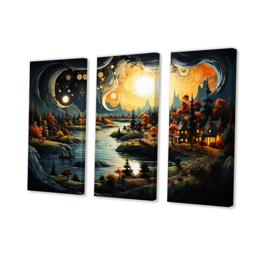 Peach Lakehouse Journey Begins II - Multi-Panels