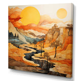 Bold Landscape Canyon Desert VI - Landscapes Canvas Wall Art