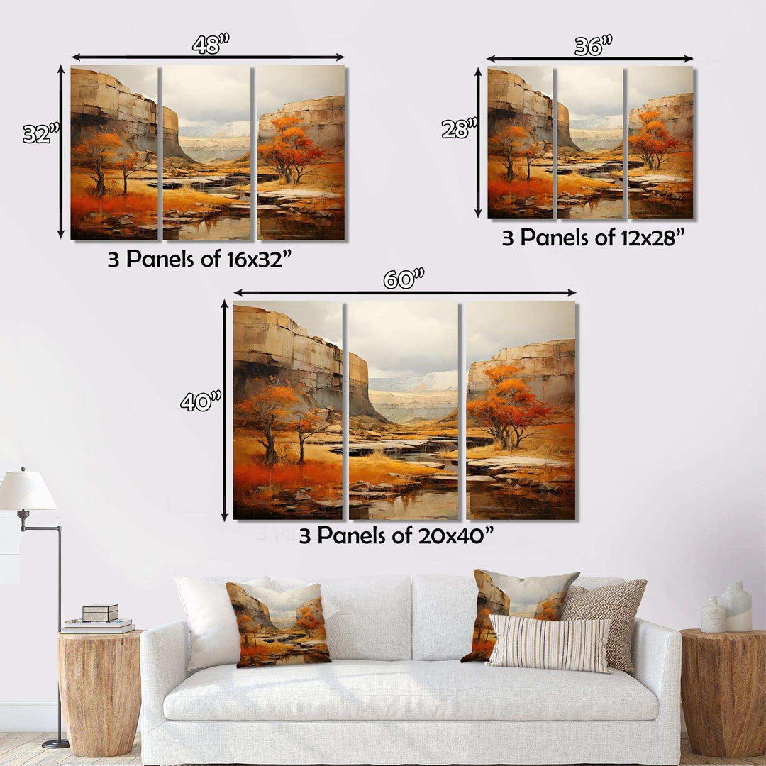 Bold Landscape Canyon Desert IV - Landscapes Canvas Wall Art