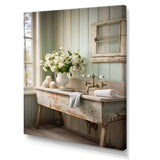 Laundry Room Farmhouse Vintage - Illustration Canvas Wall Art