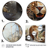 Leopard Silent Attack - Leopard Bedroom Wall Art