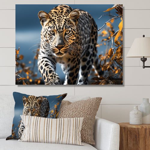 Leopard Sleek Leopard - Leopard Canvas Wall Art