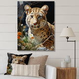 Leopard Elegance Pastoral - Leopard Wall Art Prints