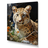 Leopard Elegance Pastoral - Leopard Wall Art Prints