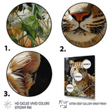 Leopard Elegance Pastoral - Leopard Wall Art Prints