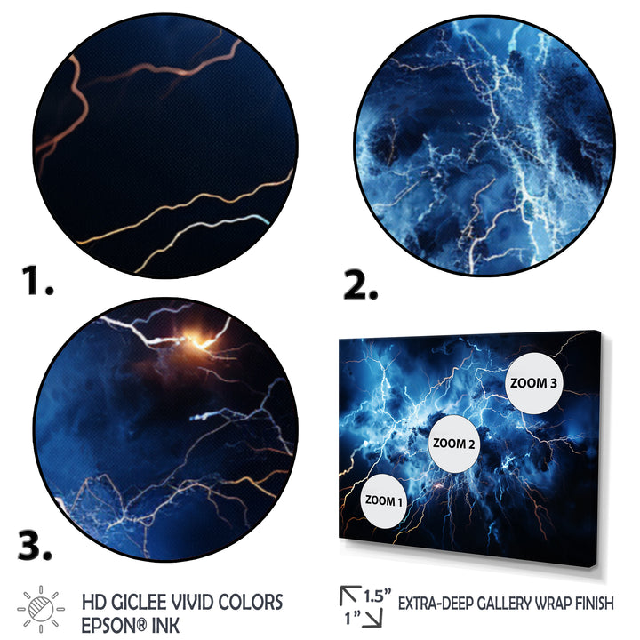 Lightning Electrifying Symphony - Multi-Panels