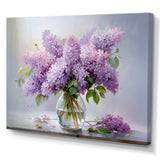 Lilacs Romantic Impression III - Floral Canvas Wall Art