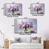 Lilacs Romantic Impression III - Floral Canvas Wall Art