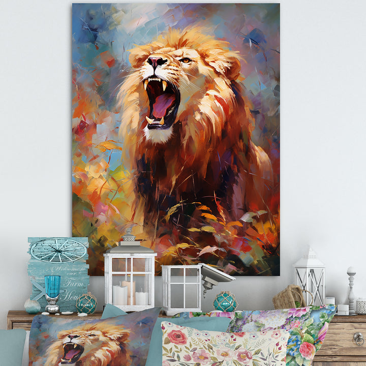 Lion Impressionist Serenade Impressionist - Lion Bedroom Wall Art