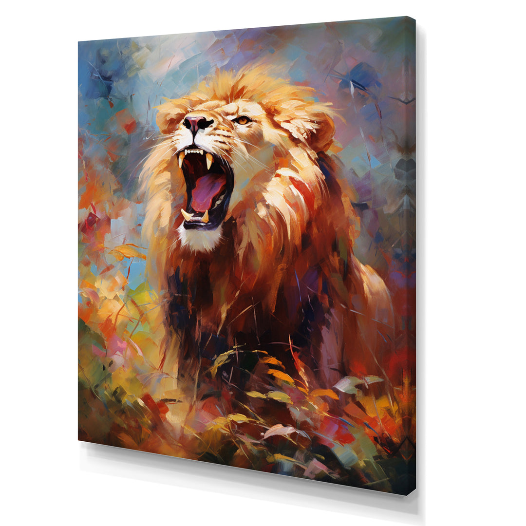 Lion Impressionist Serenade Impressionist - Lion Bedroom Wall Art
