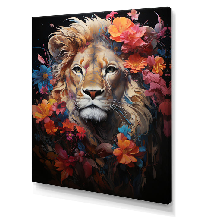Lion Mystical Domain Fantasy - Lion Canvas Wall Art