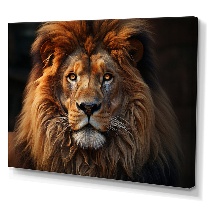 Lion Portrait - Lion Wall Decor