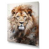 Lion Portrait Photography - Animals Canvas Wall Art