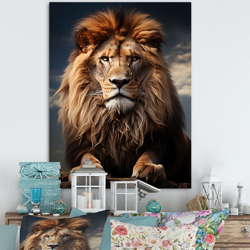 Lion Regal King - Lion Wall Art Prints