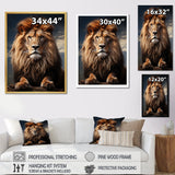 Lion Regal King - Lion Wall Art Prints