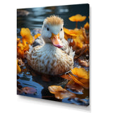 Yellow White Marine Animals Portrait - Yellow Marine Animals Wall Art