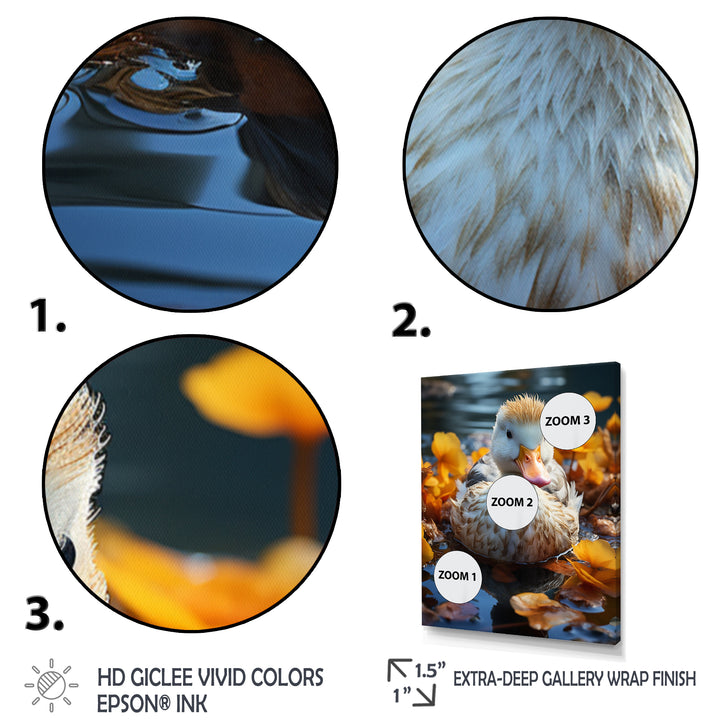 Yellow White Marine Animals Portrait - Yellow Marine Animals Wall Art