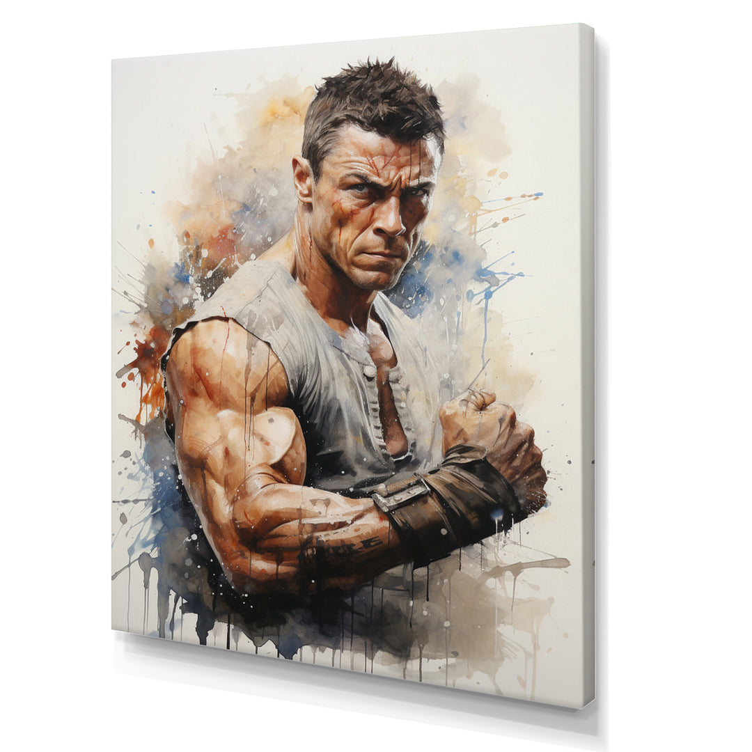 Martial Art Jean Claude Van - Martial Arts Canvas Wall Art