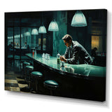 Masterpiece Nighthawks By Edward II - Landscapes Canvas Wall Art