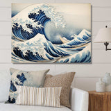 Masterpiece The Great Wave Of Kanagawa IV - Landscapes Canvas Wall Art