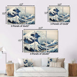 Masterpiece The Great Wave Of Kanagawa IV - Landscapes Canvas Wall Art