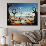 Masterpiece The Persistence Of Memory Surrealism II - Landscapes Canvas Wall Art