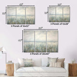 Meadow Minimalism Horizon I - Landscapes Canvas Wall Art