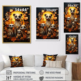 Orange Black Meercat Community Papercut - Orange Meercat Wall Art