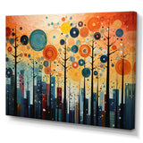 Colorful Mid Century Bold Breeziness III - Abstract Canvas Wall Art