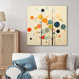 Beige Mid Century Minimalist Masterpiece - Abstract Canvas Wall Art