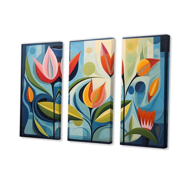 Green Mid Century Mod Nature II - Multi-Panels