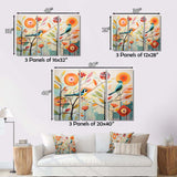 Green Mid Century Mod Nature IV - Abstract Canvas Wall Art