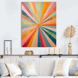 Colorful Mid Century Optical Serenade I - Abstract Canvas Wall Art