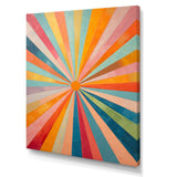 Colorful Mid Century Optical Serenade I - Abstract Canvas Wall Art