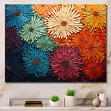 Mid Century Sunburst Serenade III - Abstract Canvas Wall Art