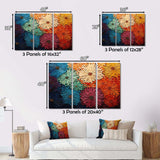 Mid Century Sunburst Serenade III - Abstract Canvas Wall Art