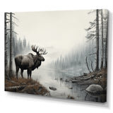 Grey Moose Tranquil Tones - Moose Home Decor Art