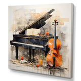 Music Melancholy Melodies Subdued - Music Canvas Wall Art