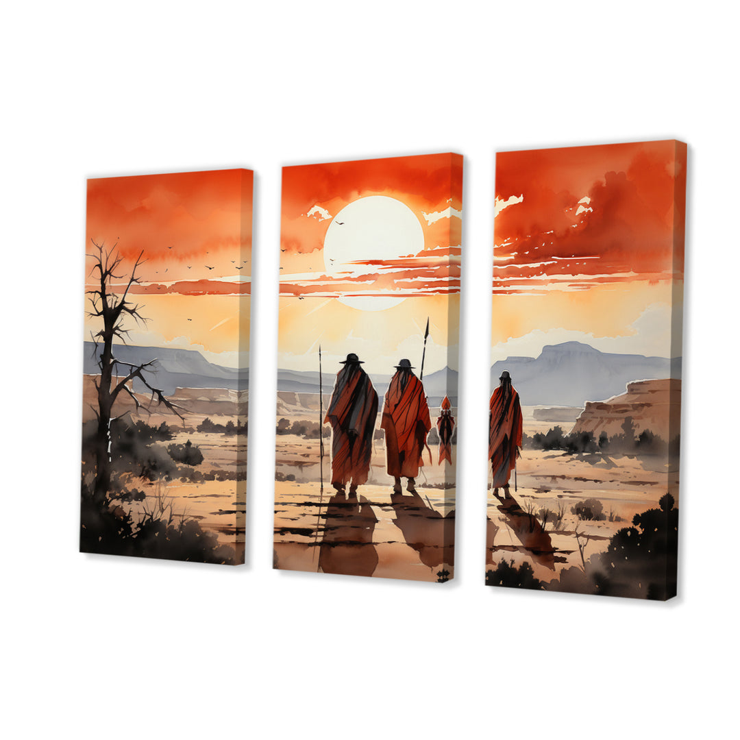 Native Art Guardians Of Prairies - Multi-Panels