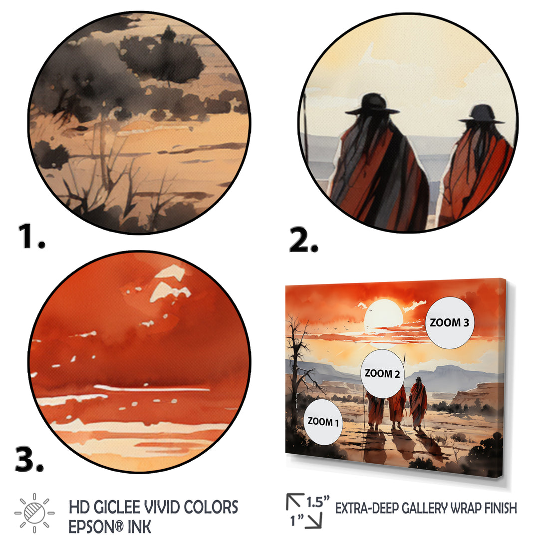 Native Art Guardians Of Prairies - Multi-Panels