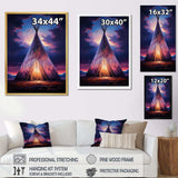 Native Tipi Sacred Visions - People Canvas Wall Art