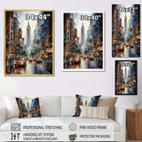 New York City That Never Sleeps II - Cityscapes Canvas Wall Art