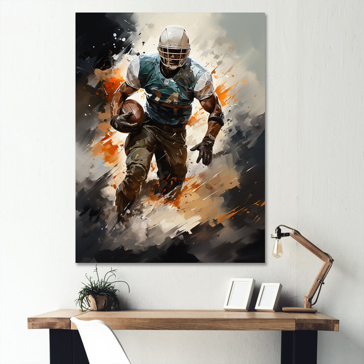 Football Rapid Field - Football Canvas Wall Art