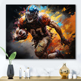 Football Spectacle Of - Sports Canvas Wall Art