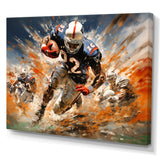 Football The Winning I - Football Canvas Wall Art